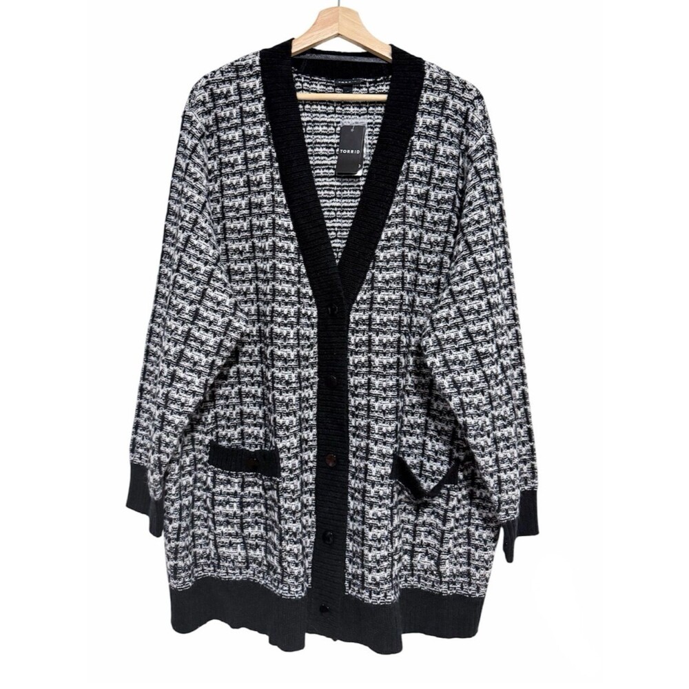 NWT Torrid Chunky Boyfriend V-Neck Cardigan Sweater Size 3X